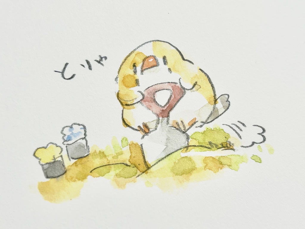 気ままスケッチ原画たち(額付き)