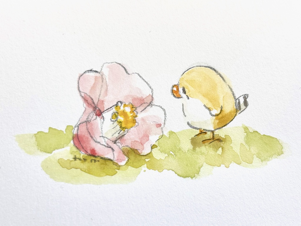 気ままスケッチ原画たち(額付き)