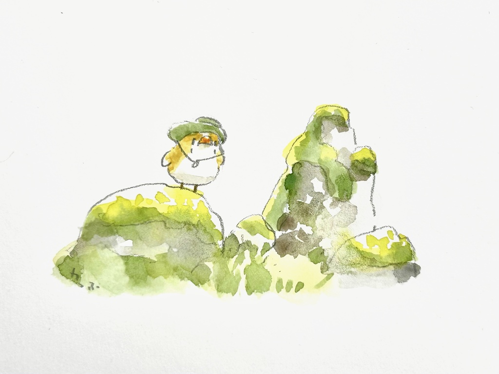 気ままスケッチ原画たち(額付き)
