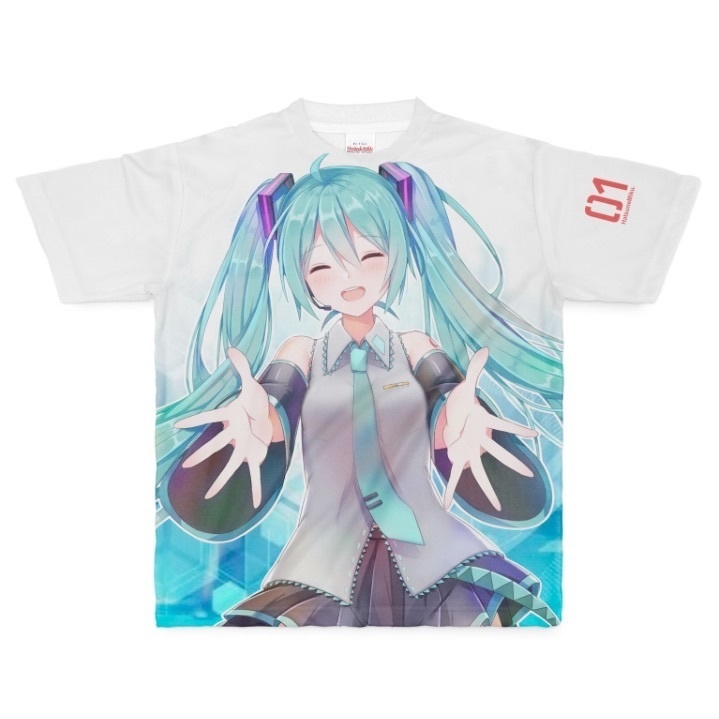 抱きミクTシャツ