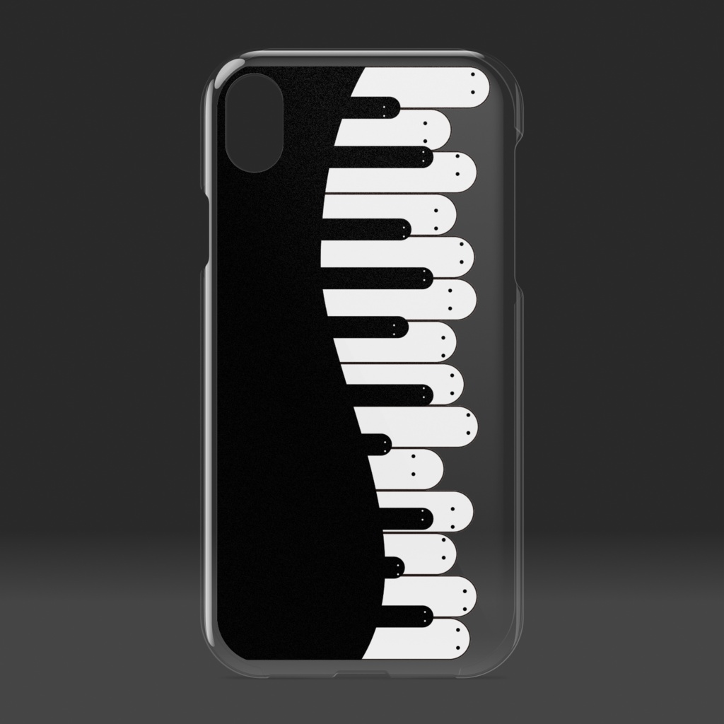 ピアノおばけクリアケース