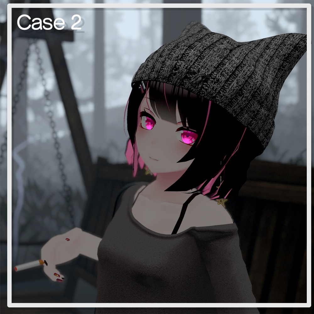 ふにふに猫耳ニット帽【PB対応】