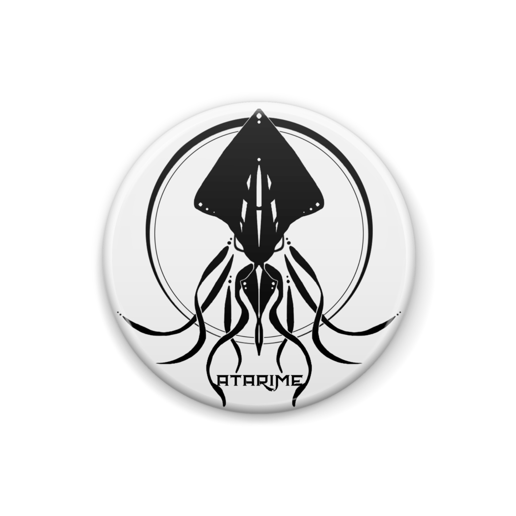 あたリめロゴ缶バッジ