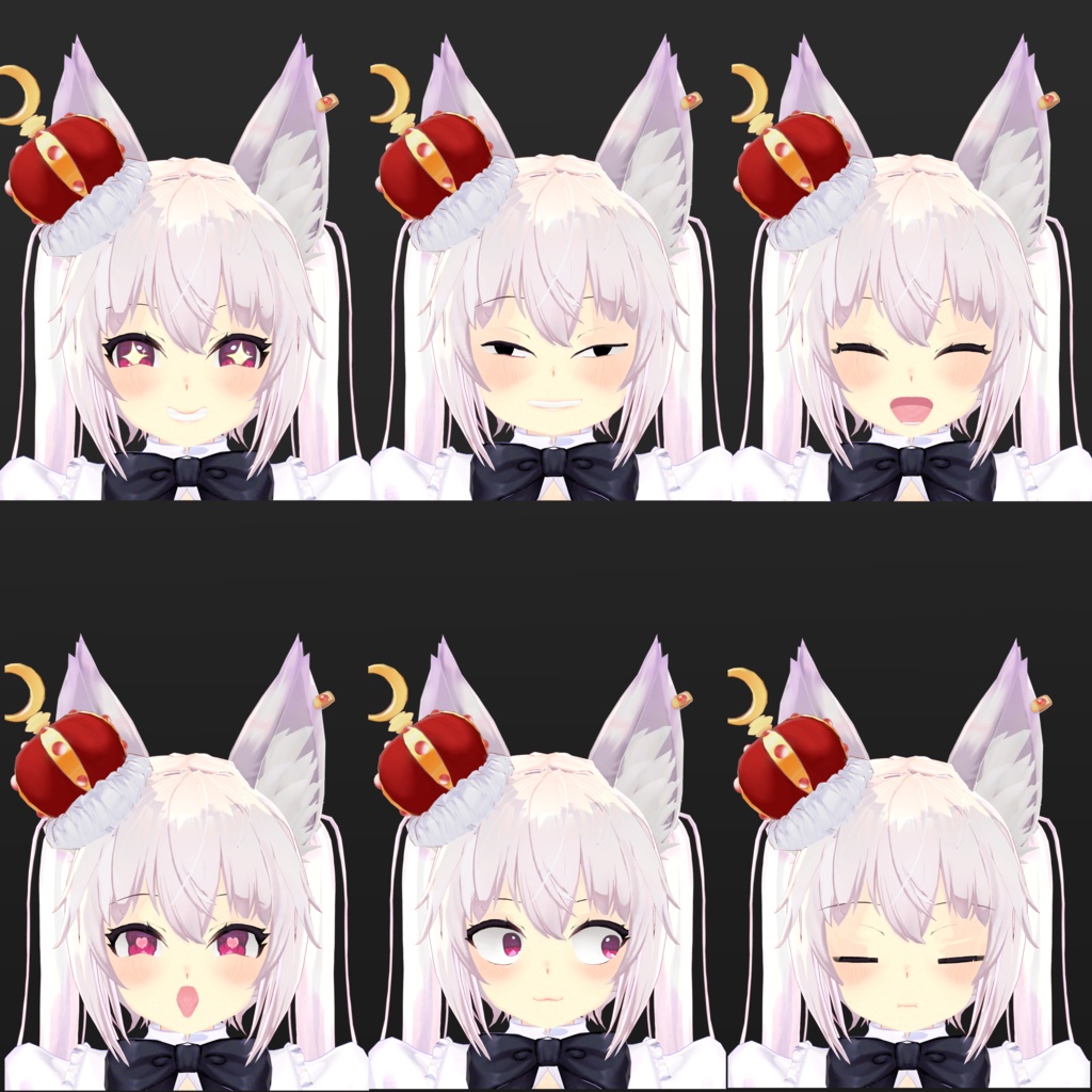 オリジナル3Dモデル「狼花」ver1.03