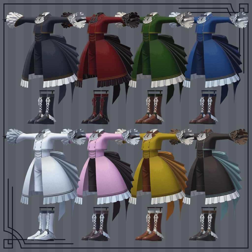 【ニール対応】姫袖王子ロリィタ