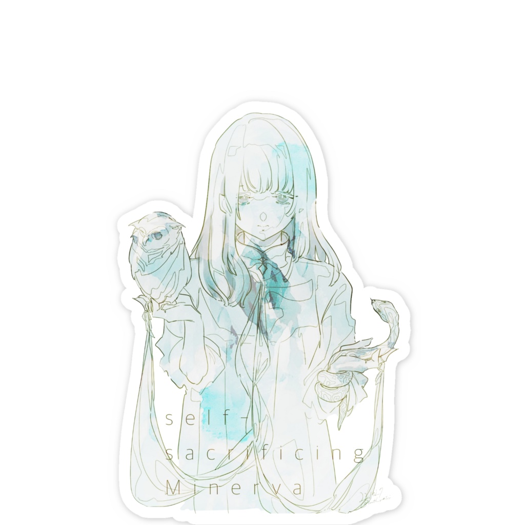 みねるばステッカー