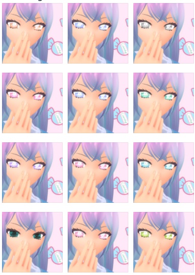 12 cute eye texture 