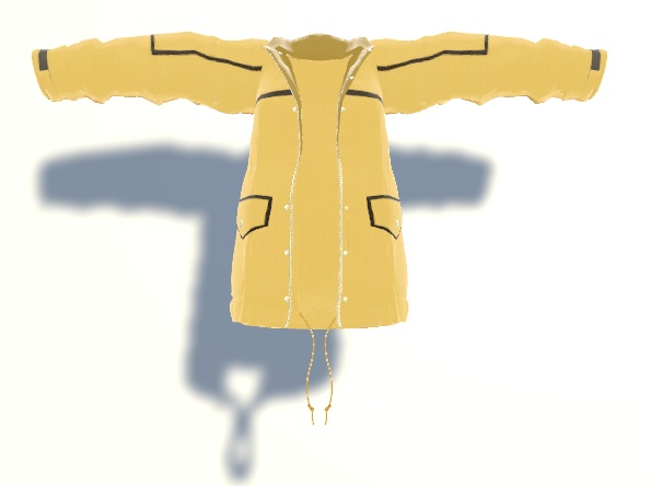 【ミーシェ対応】ライトモッズコート x セットアップカットソー