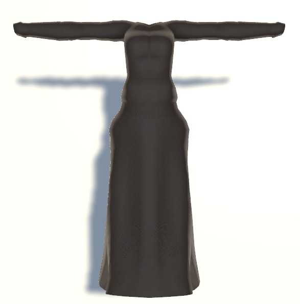 【ミーシェ対応】ライトモッズコート x セットアップカットソー