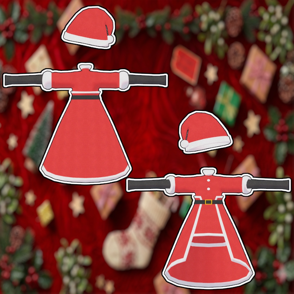 【てっさくちゃん向け衣装】メルティキッス ver1.0【クリスマス】