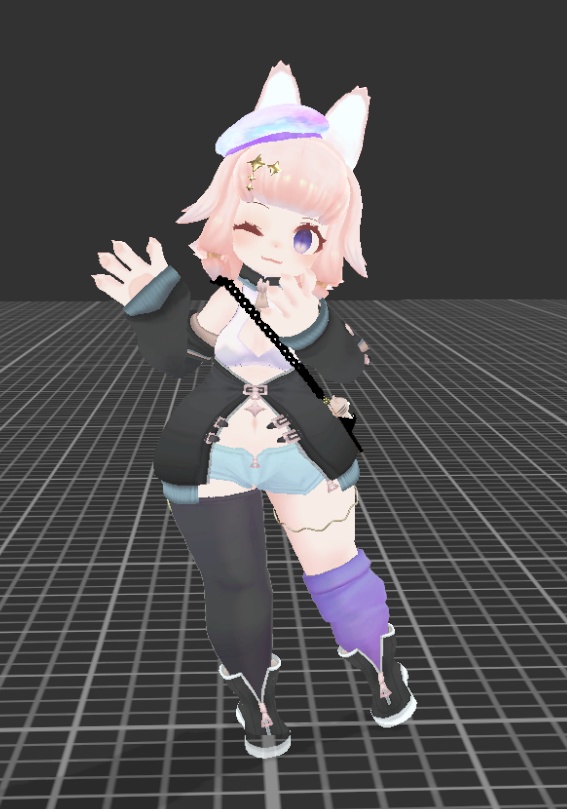 【VRChat 想定】スマホショルダー【AstreA】