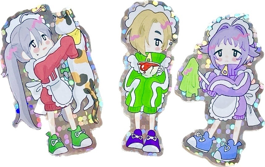 ホログラムステッカー　3set