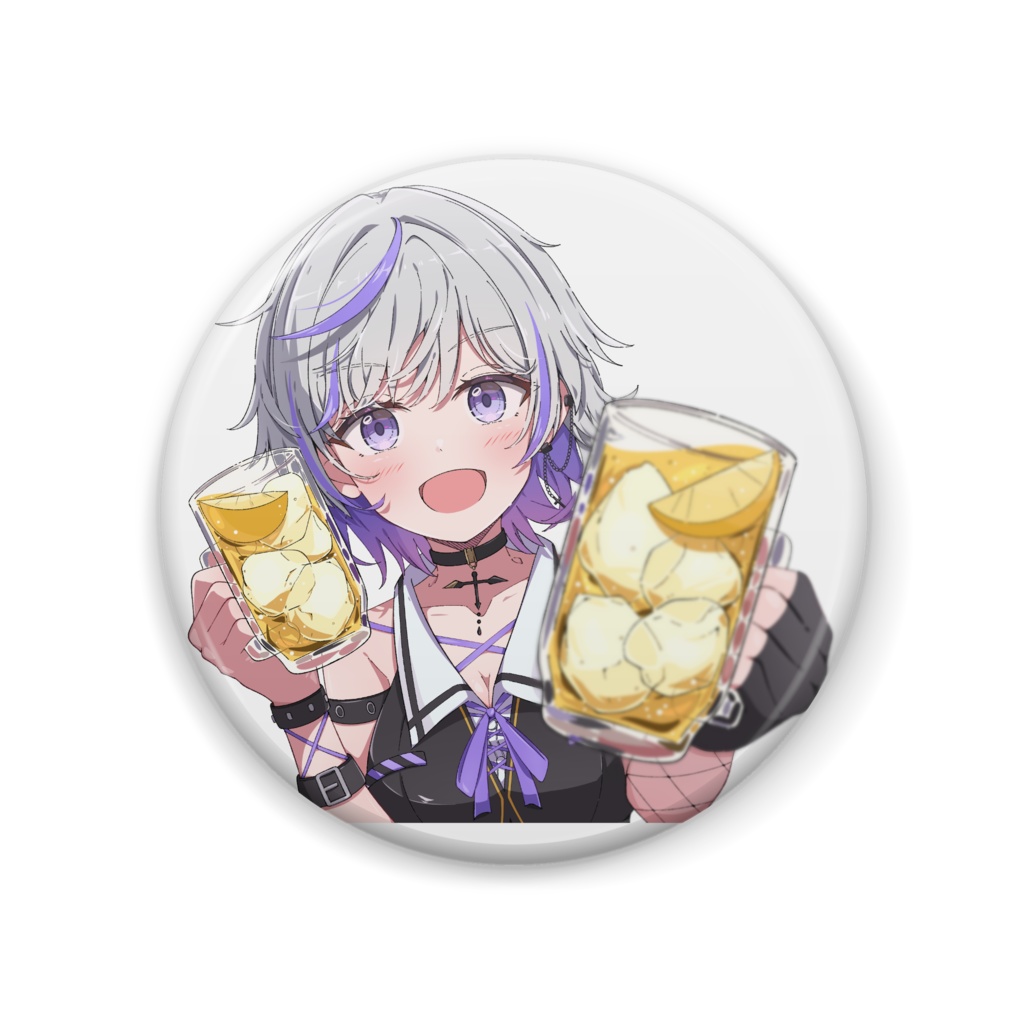 ハイボールレイナ缶バッジ