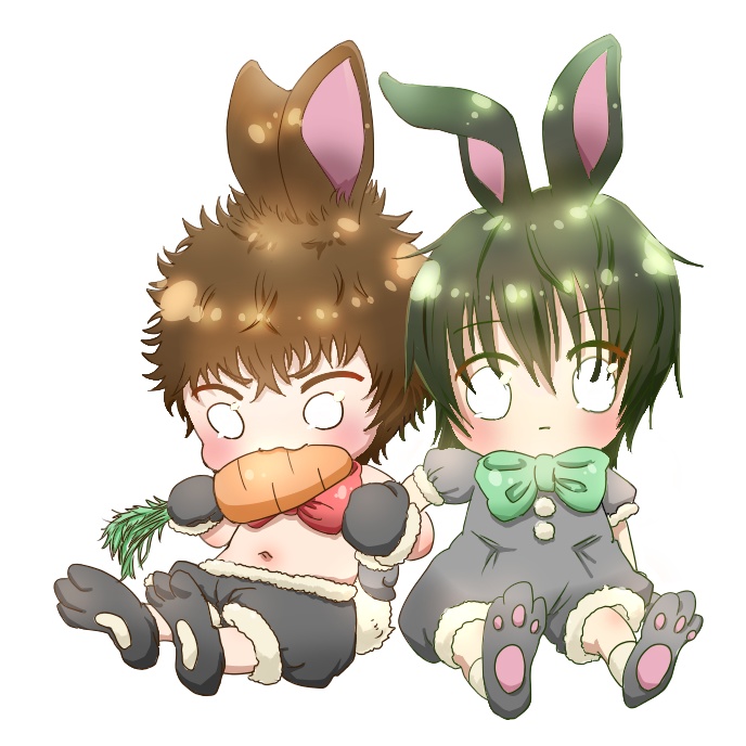 オーロラアクキー うさ瞬と天谷