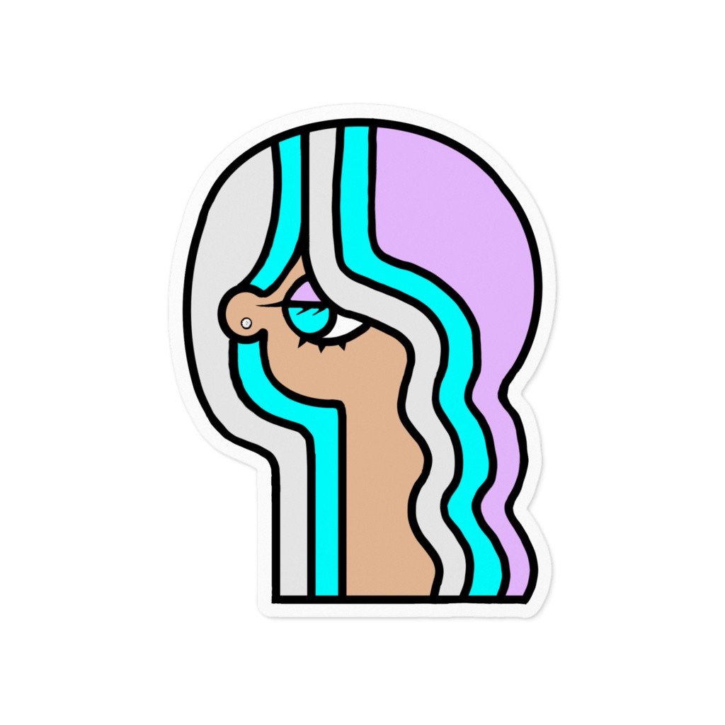 wavy hair girl