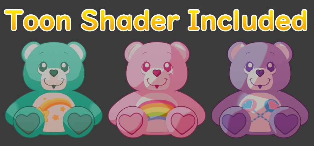 CareBear Plush 3D Models