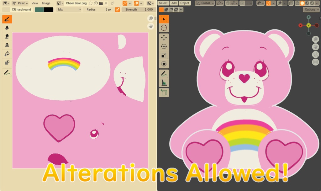 CareBear Plush 3D Models