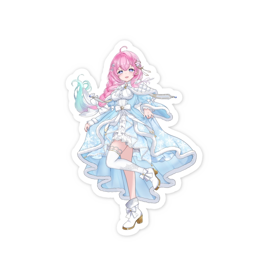 七海りんか 冬服 スマホステッカー