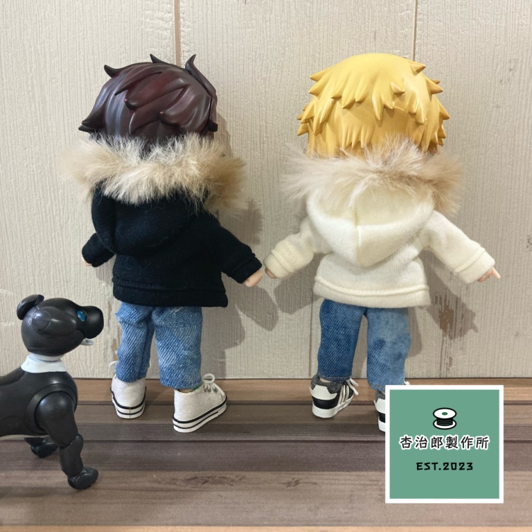 ふわふわファー付きパーカー