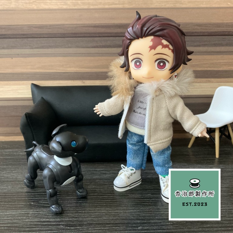 ふわふわファーパーカー(BE)