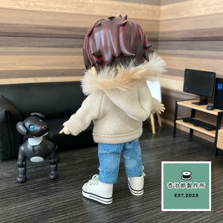 ふわふわファーパーカー(BE)