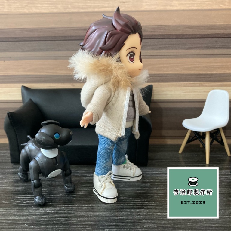 ふわふわファーパーカー(BE)