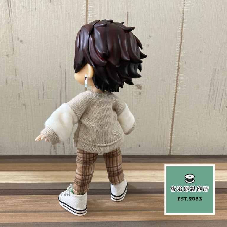 モフ袖トレーナー