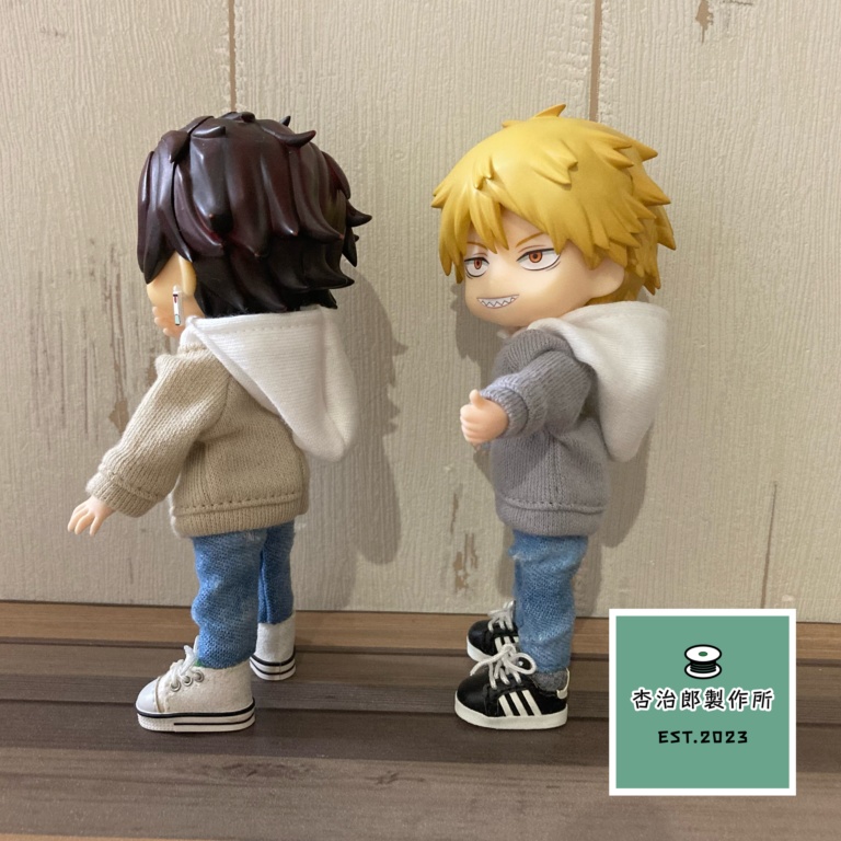 AWAKEフードパーカー&ダメージデニム