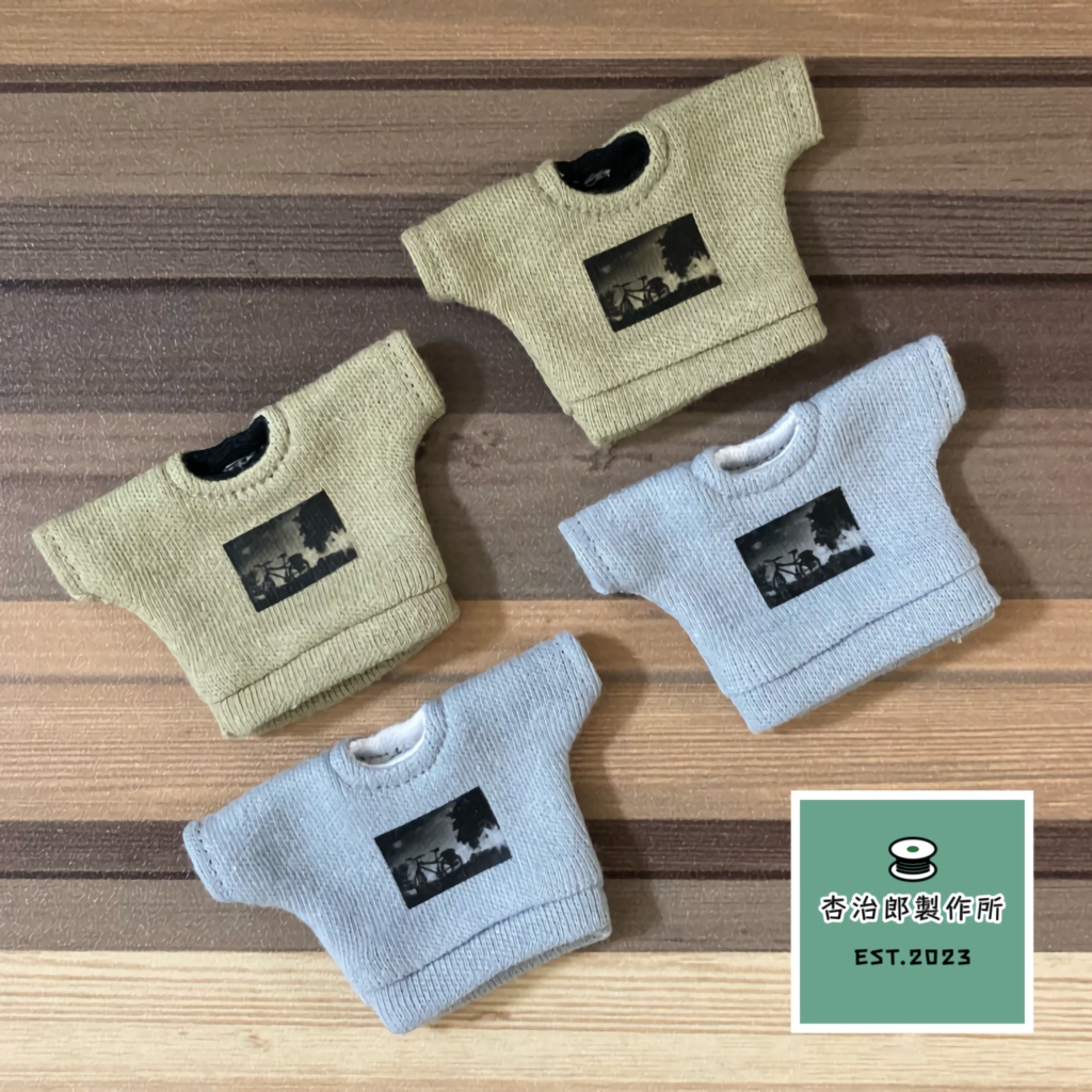 真夏のプリントTシャツ(自転車)