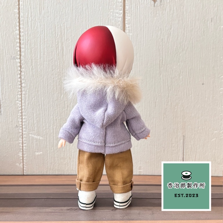 スプリング!ファー付きトレーナー&ストレートワイドパンツ