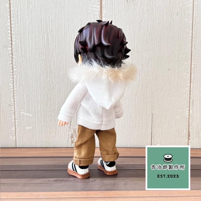 スプリング!ファー付きトレーナー&ストレートワイドパンツ