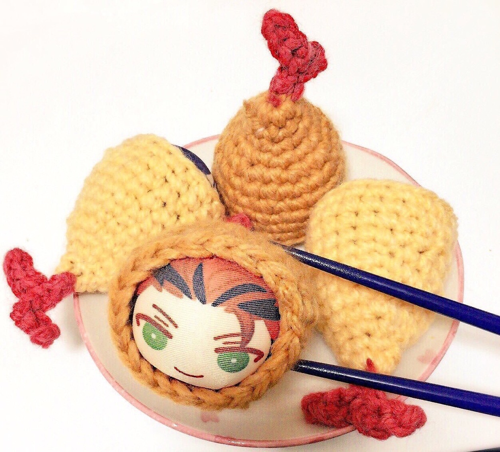 エビフライ ちびおまんじゅうサイズ