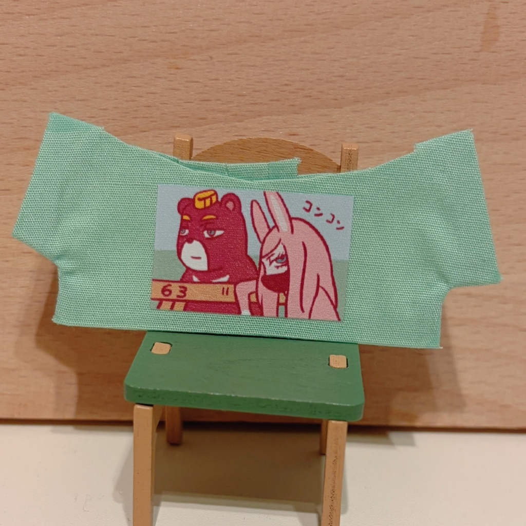 ムーはる茶番Tシャツ（ムーチョぬい_グリーン）