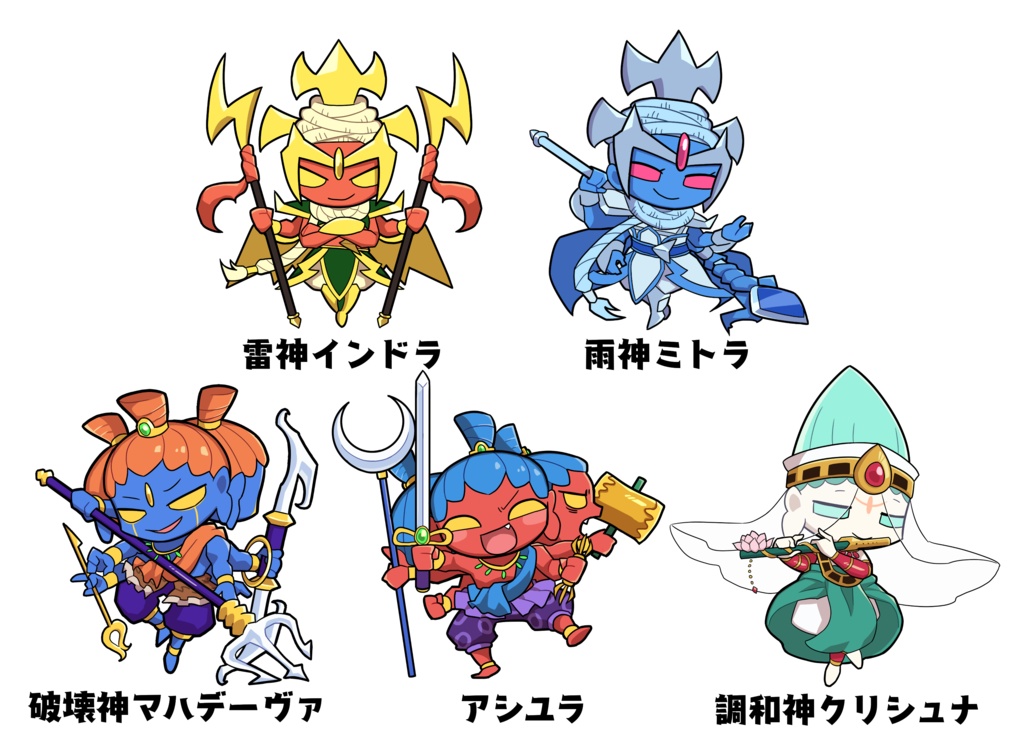 インド神アクリルスタンド 未確認生命体z Booth