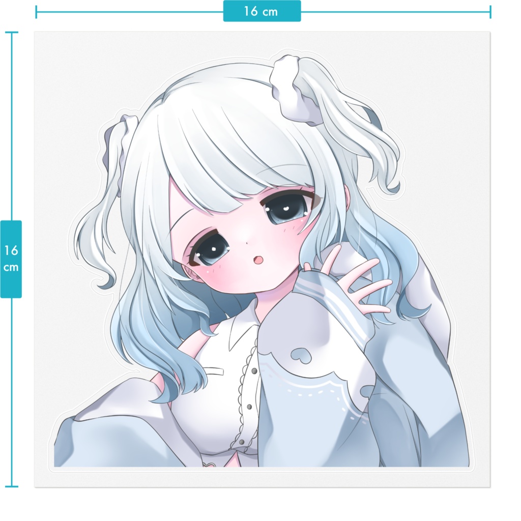 クリアステッカー(ほーんver.)