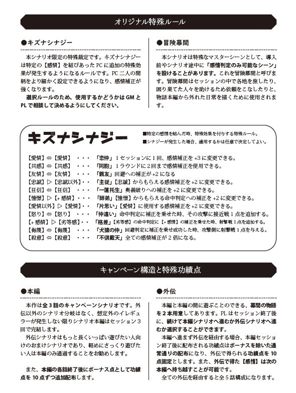 【シノビガミ・DL版】 幻想世界秩序【キャンペーンシナリオ集】SPLL:E223003