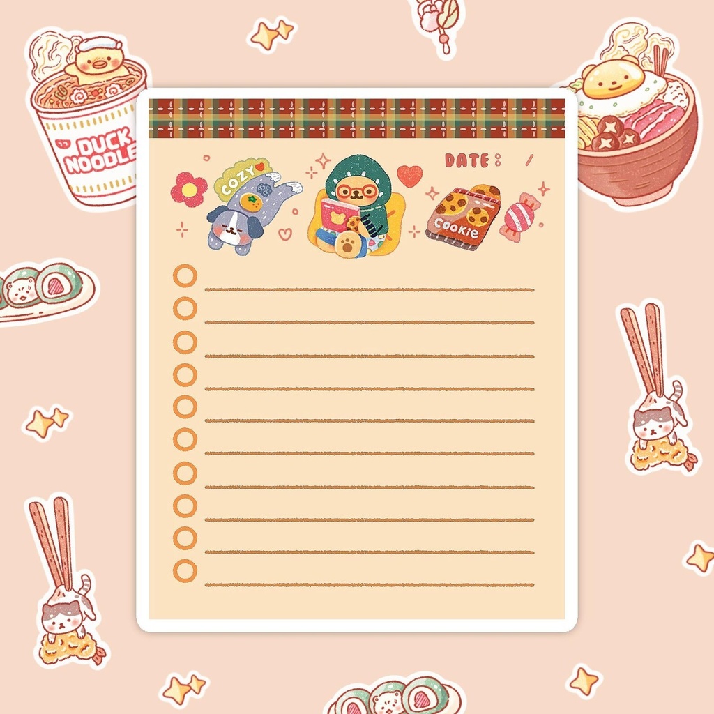 【ホームスイートホーム メモ帳】韓国文具・手帳デコ