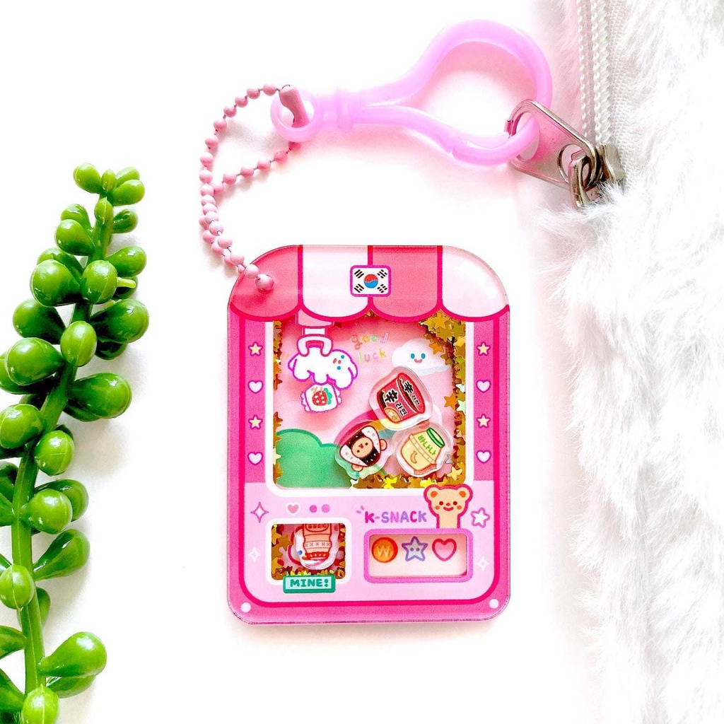 【韓国スナッククレーンゲーム】 シェイカーキーホルダー・アクリルキーホルダー・韓国雑貨