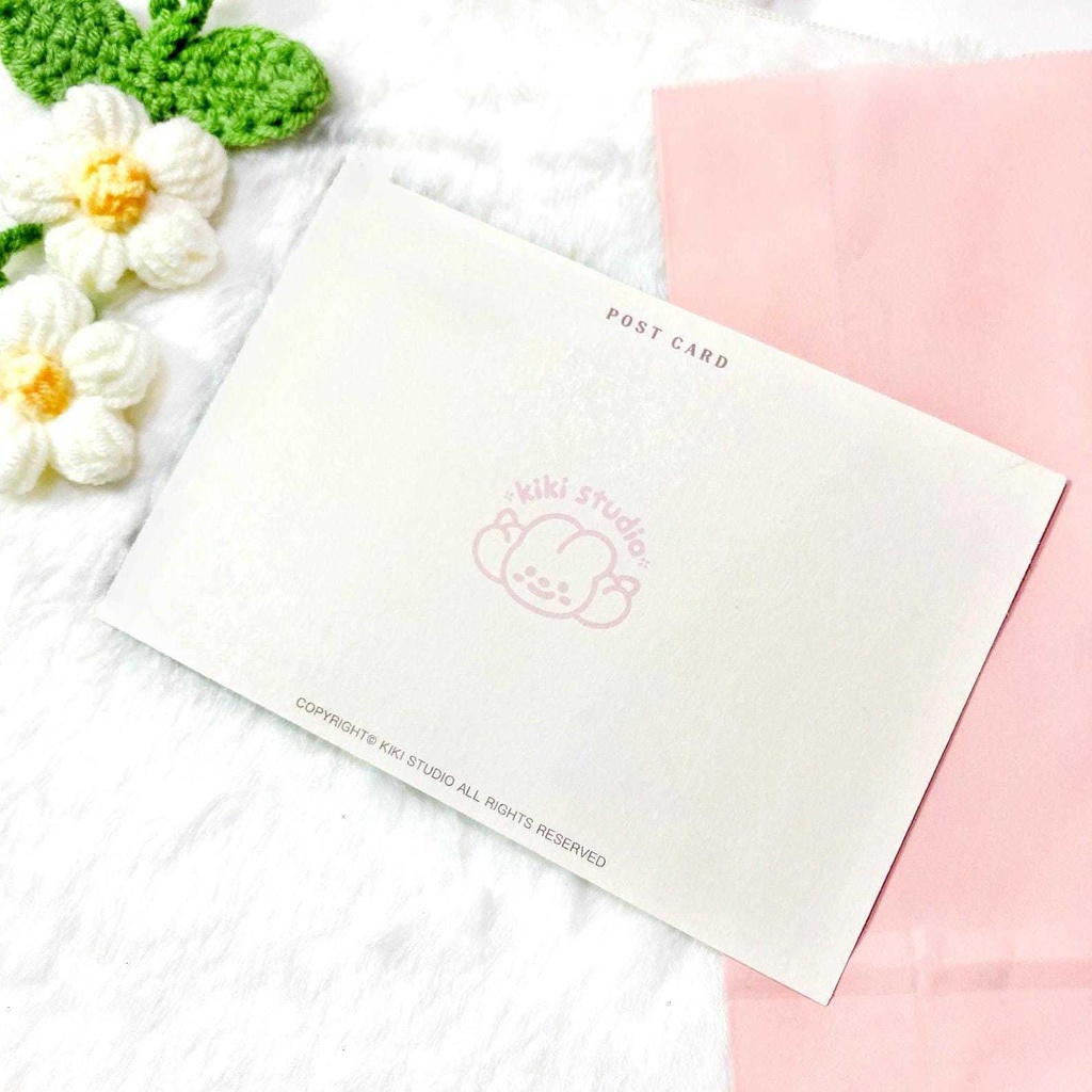 【幸せな春の日ポストカード】 韓国文具・手帳デコ