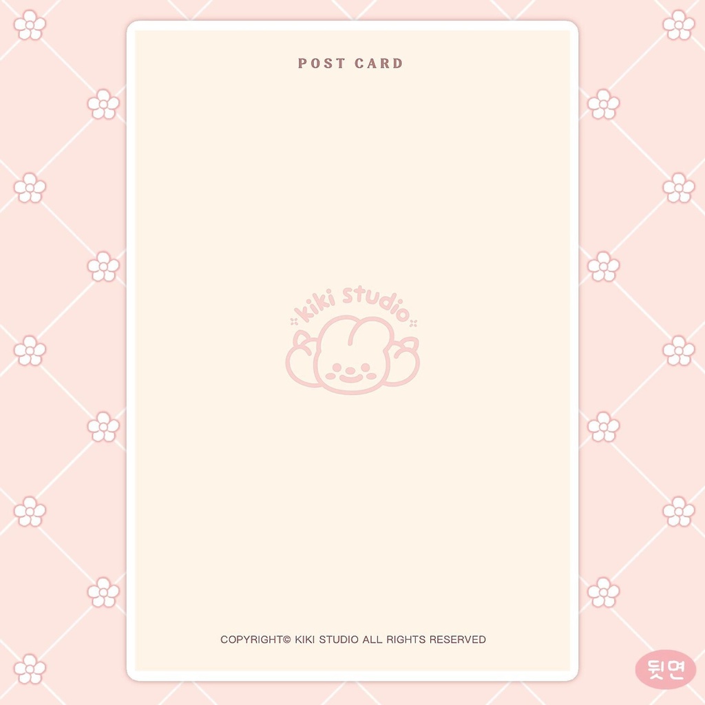 【夢の中のアヒルボートポストカード】 韓国文具・手帳デコ