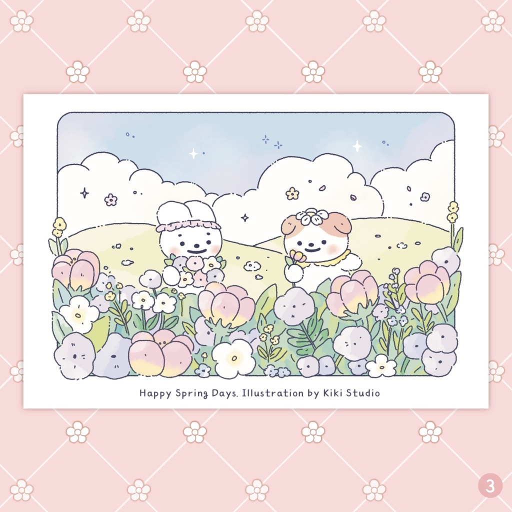 【6種類のポストカードセット】 韓国文具・手帳デコ