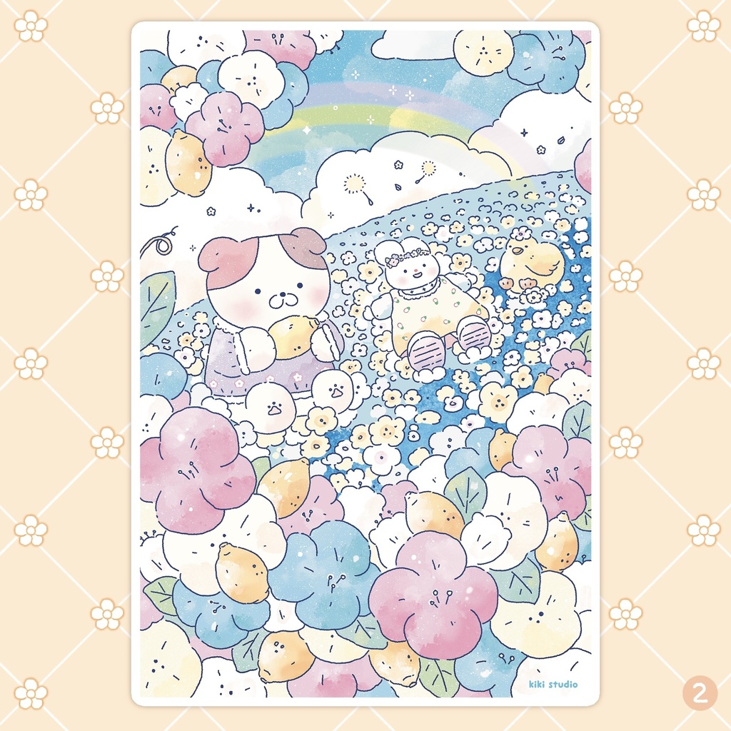 【6種類のポストカードセット】 韓国文具・手帳デコ