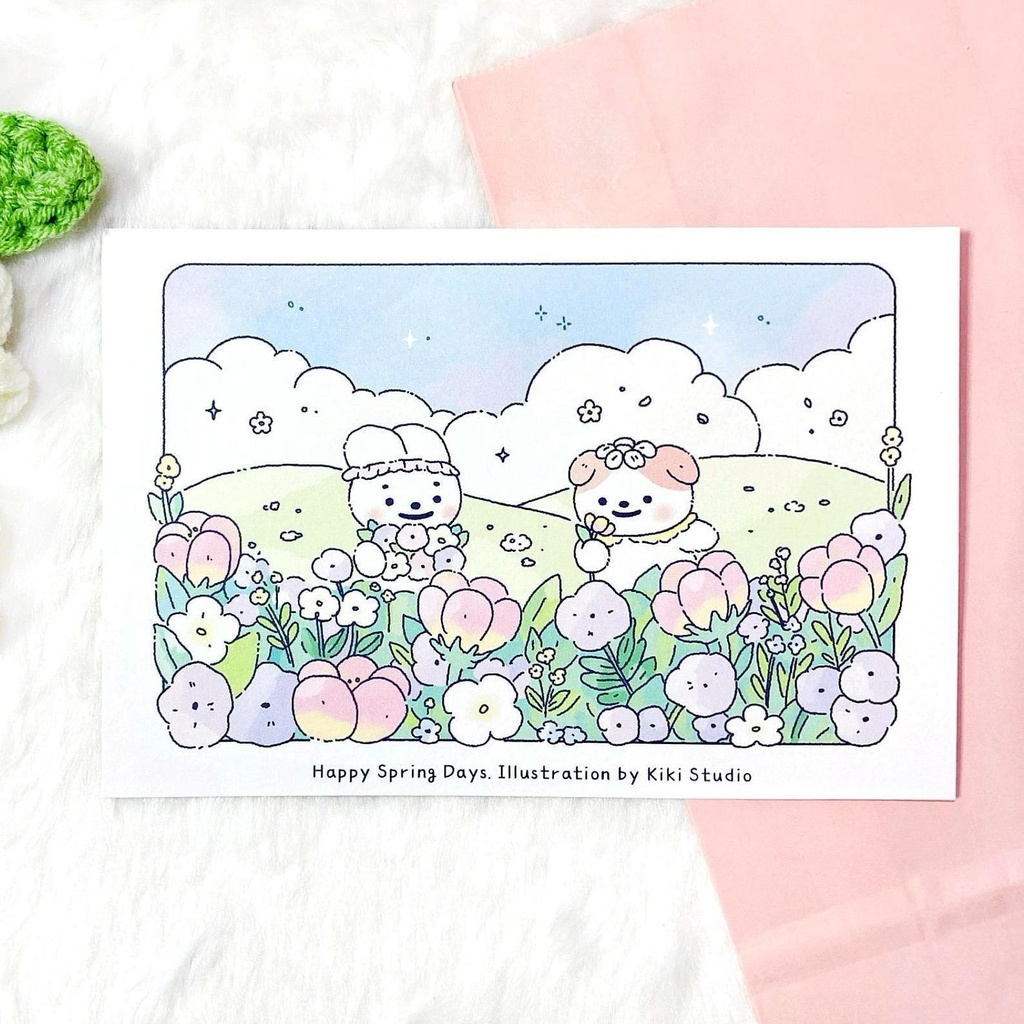 【6種類のポストカードセット】 韓国文具・手帳デコ