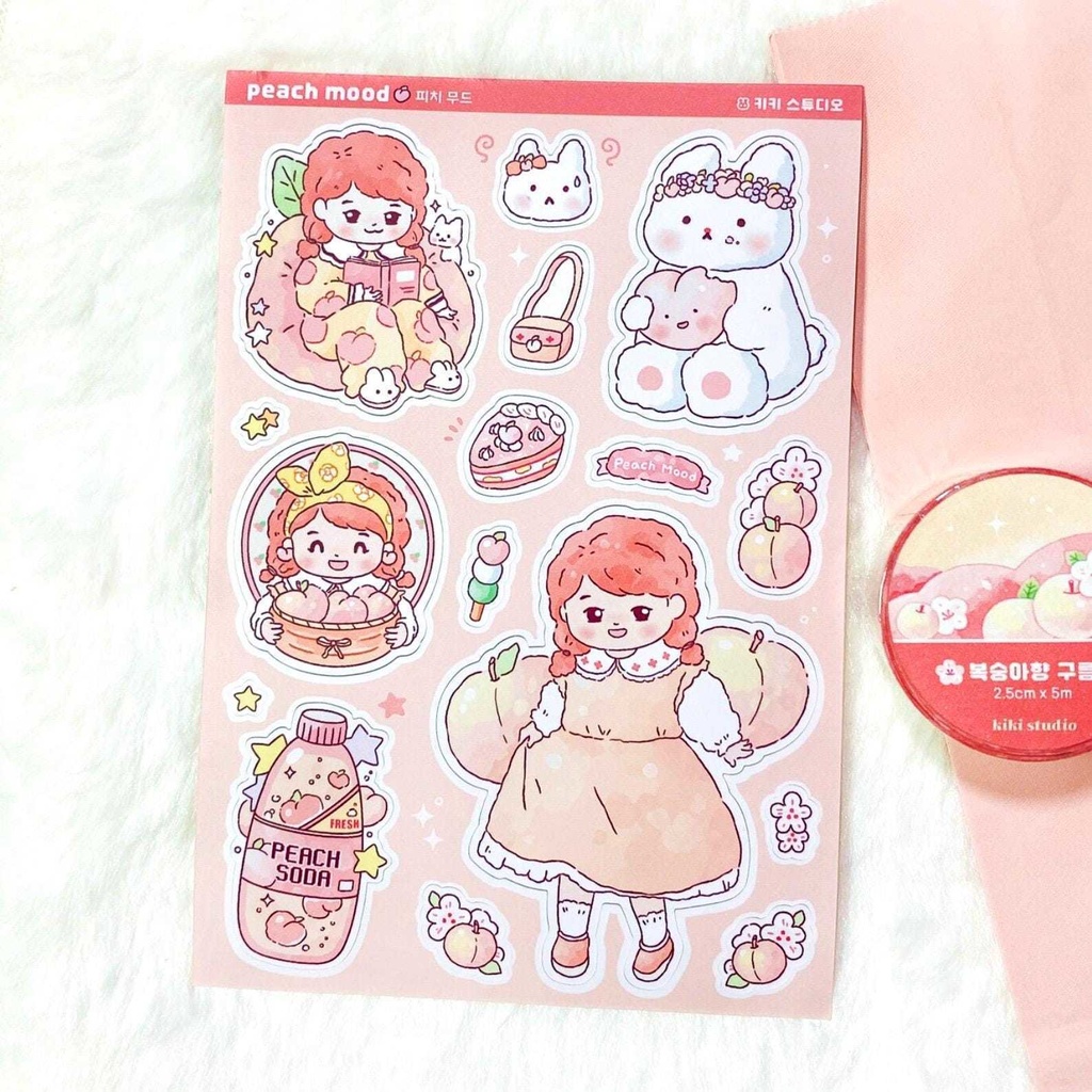 【ききすたじおシールセット】 韓国文具・手帳デコ