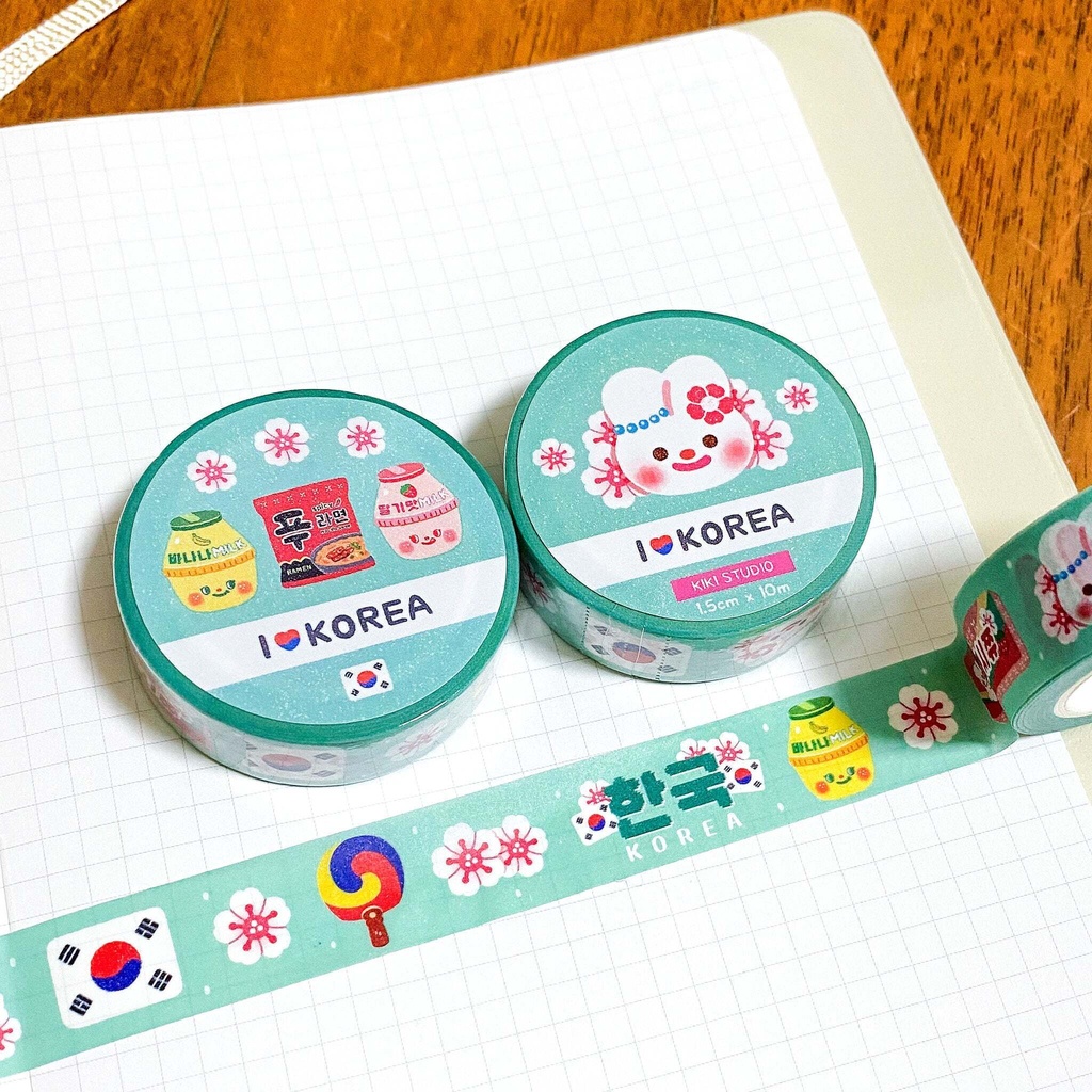 【 I Love Korea マステ】韓国文具・手帳デコ