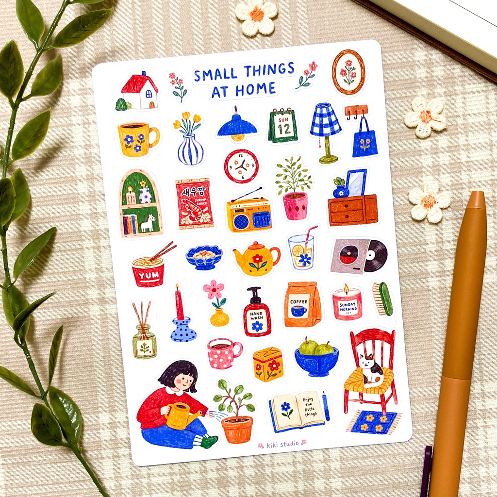 【Small Things At Home シールシール】韓国文具・手帳デコ
