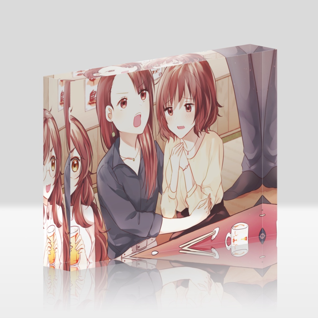 好きです先輩×ほろ酔い嫁アクリルブロック