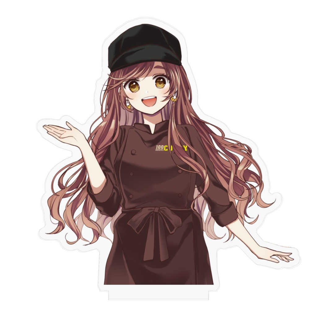 100時間カレー×がび アクリルスタンド