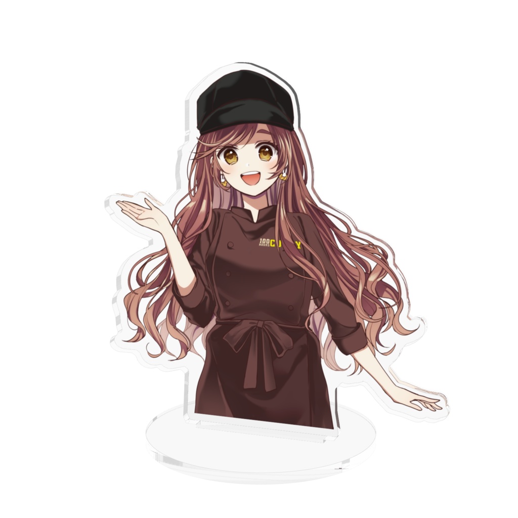 100時間カレー×がび アクリルスタンド