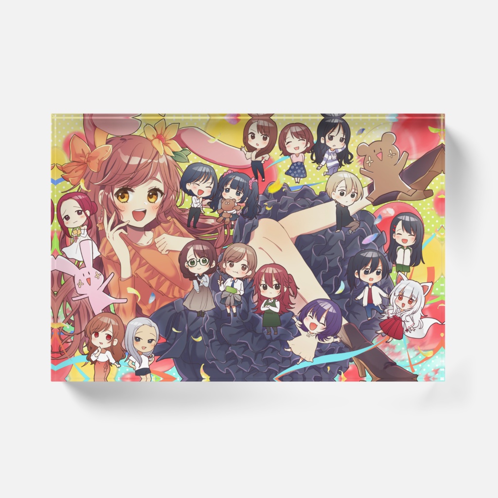 【三周年記念】彼女ちゃん勢揃いアクリルブロック